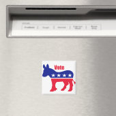 Democratische ezel met onderschrift: STEM! Magneet (Insitu (Vaatwasser))