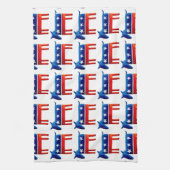 Democratische Ezel Theedoek (Verticaal)