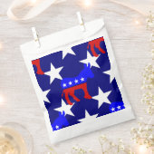 democratische ezelpolitiek verkiezingssterren bedankzakje (Geknipt)