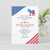 Democratische Fundraiser Kaart (Staand voorkant)