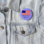 democratische knop ronde button 5,7 cm (In situ)