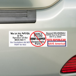 Democratische Nancy Pelosi Edit JAAR Bumpersticker