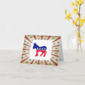 Democratische Nota Kaarten - Dank u, enz. (Gele Bloem)