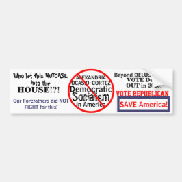 Democratische Ocasio-Cortez Bewerken verkiezingsja Bumpersticker