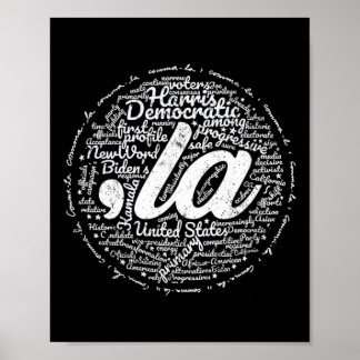 Democratische Partij aanhangers voor vice-Presiden Poster
