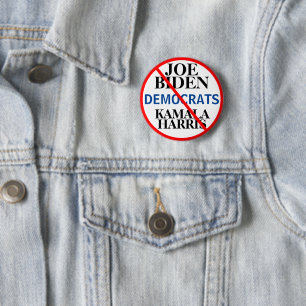 Democratische Partij Biden Harris BEWERK Namen Ronde Button 5,7 Cm