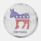 Democratische Partij Donkey Magneet (Voorkant)
