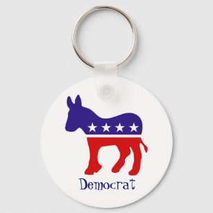 Democratische Partij Donkey Sleutelhanger