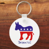 Democratische Partij Donkey Sleutelhanger (Voorkant)