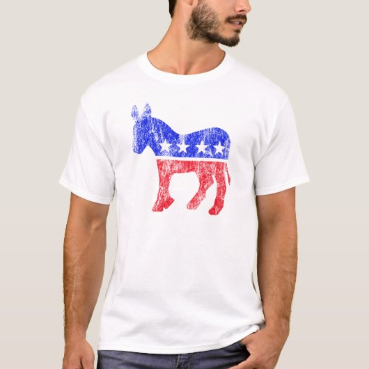Democratische Partij Donkey T-shirt (Voorkant)