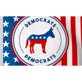 Democratische Partij Embleem Badge  Poster