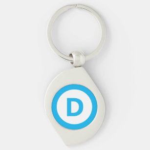 Democratische partij logo sleutelhanger