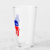 Democratische Partij Politiek Embleem (Donkey) Glas (Links)