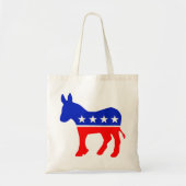 Democratische Partij Politiek Embleem (Donkey) Tote Bag (Voorkant)