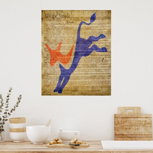 Democratische Partij Poster (Keuken)