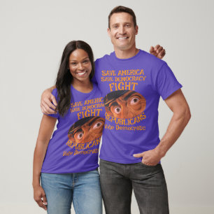 DEMOCRATISCHE PARTIJ ZL X1 KP ZORGKOSTEN PRIJS T-SHIRT