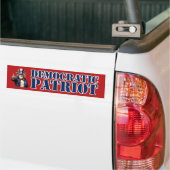 Democratische Patriot Bumpersticker (Op Truck)