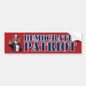 Democratische Patriot Bumpersticker (Voorkant)