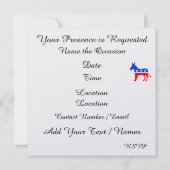 Democratische Patriottische Uitnodiging - srf (Achterkant)