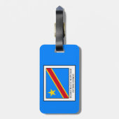 Democratische Republiek Congo Bagagelabel (Achterkant verticaal)