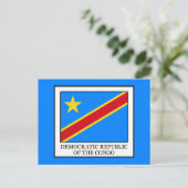 Democratische Republiek Congo Briefkaart (Staand voorkant)
