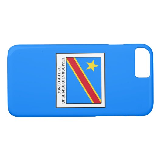 Democratische Republiek Congo Case-Mate iPhone Case (Achterkant (Horizontaal))