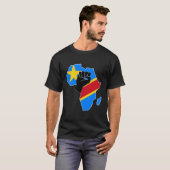 Democratische Republiek Congo DRC RDC Flag Pride A T-shirt (Voorkant volledig)
