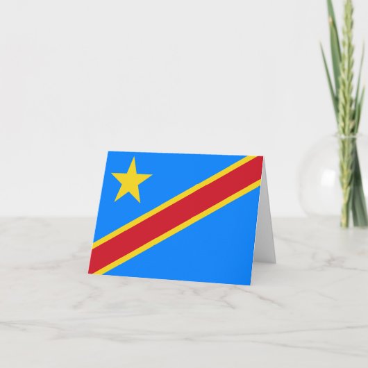 Democratische Republiek Congo Kaart (Voorkant)