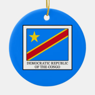 Democratische Republiek Congo Keramisch Ornament