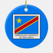 Democratische Republiek Congo Keramisch Ornament (Achterkant)