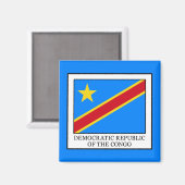Democratische Republiek Congo Magneet (Voorkant / Achterkant)