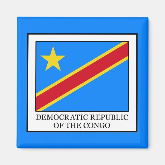 Democratische Republiek Congo Magneet (Voorkant)