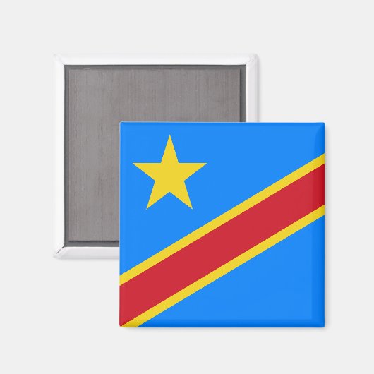 Democratische Republiek Congo Magneet (Voorkant / Achterkant)