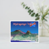 Democratische Republiek Congo - Nyiragongo - Briefkaart (Staand voorkant)