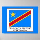Democratische Republiek Congo Poster (Voorkant)