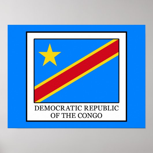 Democratische Republiek Congo Poster (Voorkant)