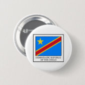 Democratische Republiek Congo Ronde Button 5,7 Cm (Voorkant /achterkant)