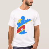 Democratische Republiek Congo Seal T-shirt (Voorkant)