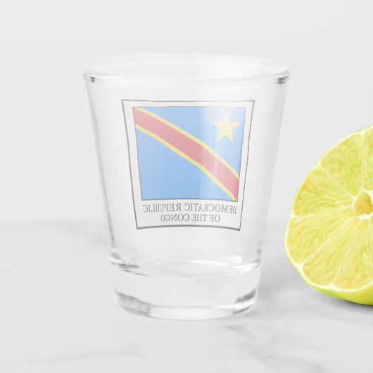 Democratische Republiek Congo Shot Glas (Achterkant)