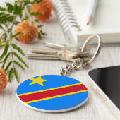 Democratische Republiek Congo Sleutelhanger (Zijkant)