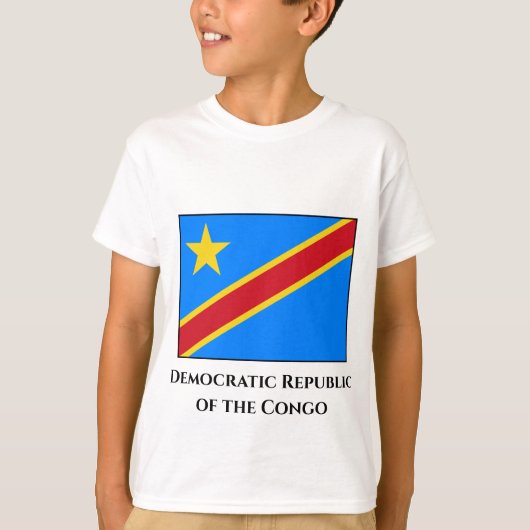 Democratische Republiek Congo T-shirt (Voorkant)