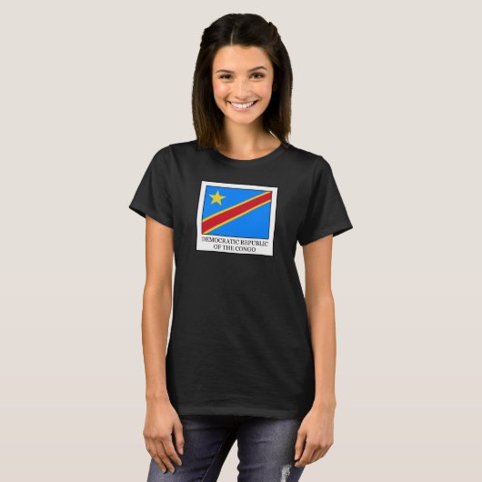 Democratische Republiek Congo T-shirt (Voorkant volledig)