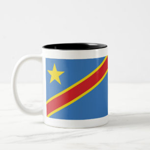 Democratische Republiek Congo Tweekleurige Koffiemok