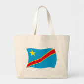 Democratische Republiek Congo Vlag Canvas tas (Voorkant)