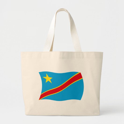 Democratische Republiek Congo Vlag Canvas tas (Voorkant)