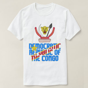Democratische Republiek Congo Vlag en munt T-shirt