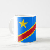 Democratische Republiek Congo Vlag Koffiemok (Voorkant links)