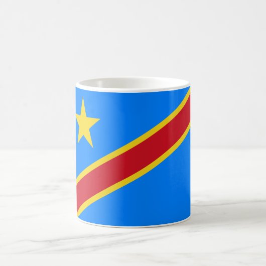Democratische Republiek Congo Vlag Koffiemok (Center)