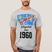 Democratische Republiek Congo Vlag onafhankelijkhe T-shirt (Voorkant)