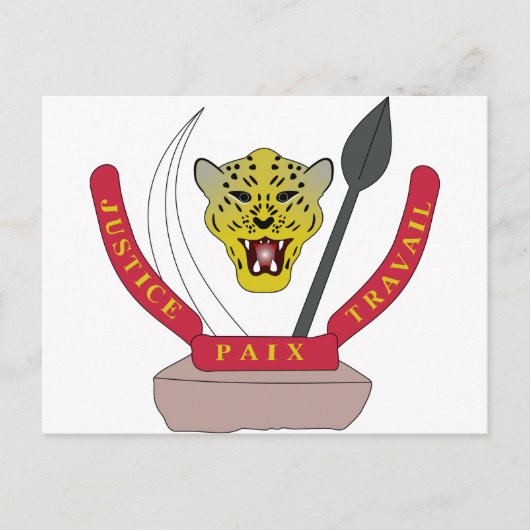 Democratische Republiek Congo wapenstilstand Briefkaart (Voorkant)